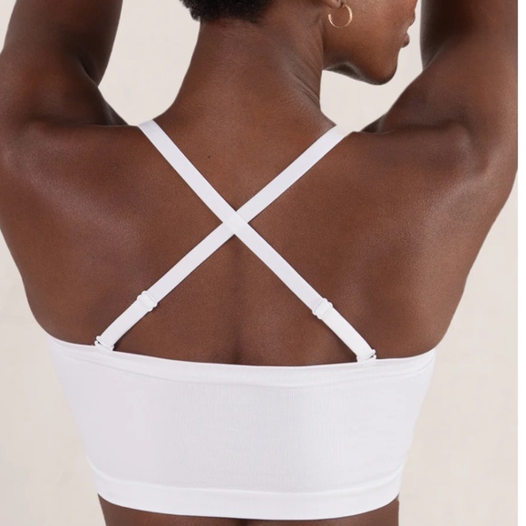 Shapermint Truekind® Convertible Strapless Bandeau Bra Sz M White - Picture 3 of 6